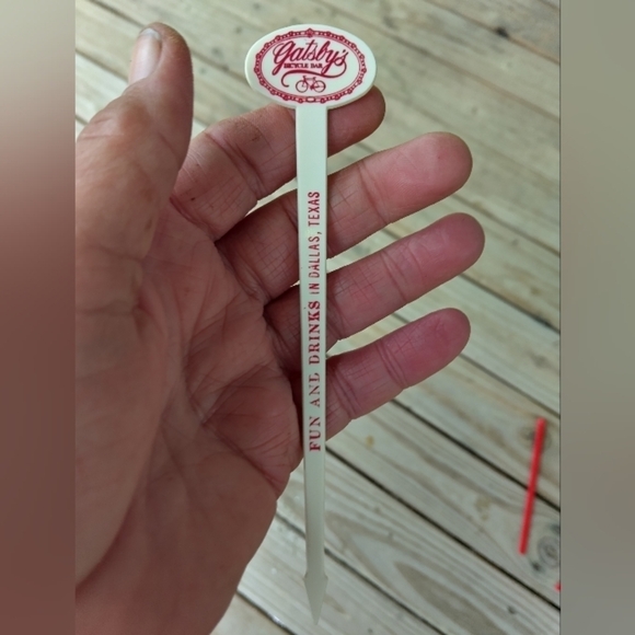 Lot of 5 Vintage Restaurant Drink Stirrers Sizzle Sticks Barware Bar MCM - Picture 3 of 5